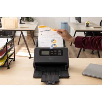 6. Canon imageFORMULA DR-M260 Document Scanner with Feeder, 600 x 600 DPI, A4, Black