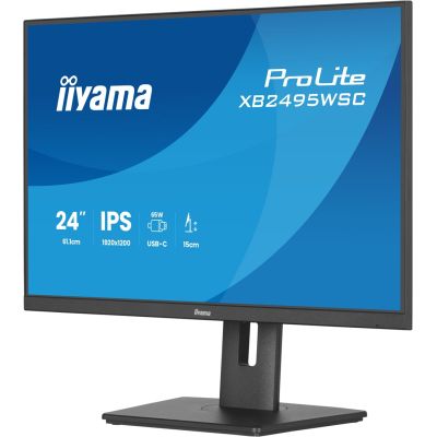 6. iiyama ProLite XB2495WSC-B1 computer monitor 61.2 cm (24.1") 1920 x 1200 px WUXGA LED Black