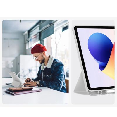 9. TechProtect SmartCase Pen case for Xiaomi Poco Pad M1 / Redmi Pad 2 Pro 12.1 - gray