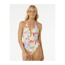 RIP CURL Cala Vadella Cheeky One Piece Turquoise Swimsuit