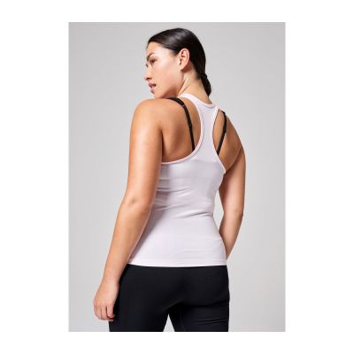 3. CASALL V-Neck Racerback Sports T-Shirt Pink