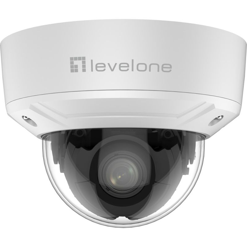 LevelOne IPCam FCS-3616 6MP H.265 IR 10W PoE Dome Output - Network Camera