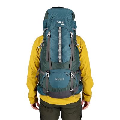 6. NILS Camp NC1949 hiking backpack green Bergen 65l