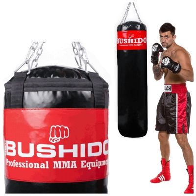 6. Punching bag - 130 Red - 130 cm / 30 kg