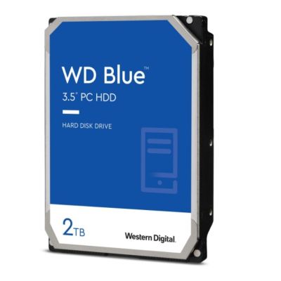 2. HDD WD Blue WD20EARZ (2 TB; 3.5"; 64 MB; 5400 rpm)