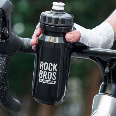 7. Rockbros 600 ml Bike Bottle - Black
