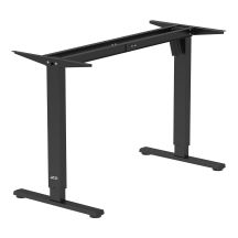 ERGO OFFICE ELECTRIC DESK ADJUSTABLE MAX HEIGHT 1160MM, MAX - 80 KG, WITHOUT TABLETOP FOR SITTING AND STANDING WORK, BLACK ER-400 B