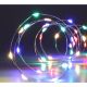 7. BATTERY-OPERATED WIRE LAMPS GARLAND 100 LED MULTICOLOR