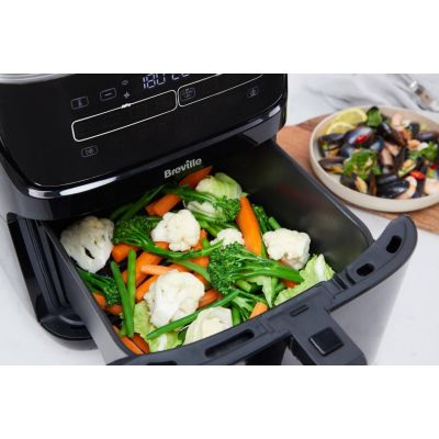10. Breville VDF133X Air Fryer Steam Air Fryer
