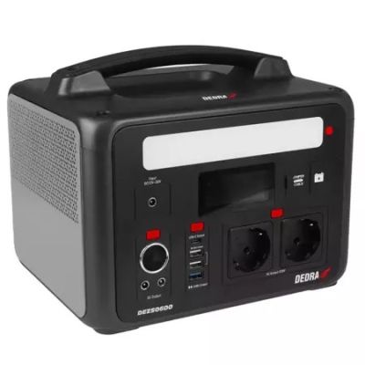 DEDRA DEZS0600 600/1200W 640Wh/50 Ah/12.8V power station