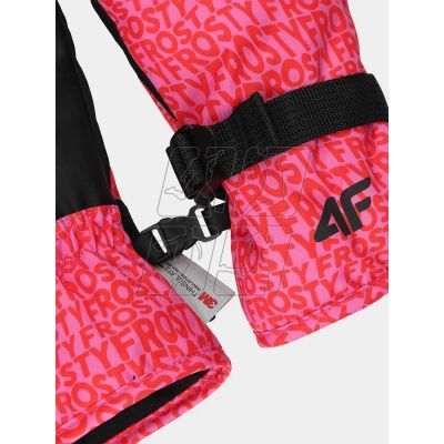 2. Ski gloves 4F Jr 4FJWAW24AFGLF127-92A