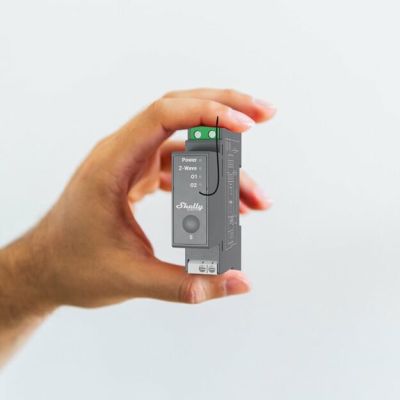 3. Shelly Qubino Wave Pro 2 Power Relay Gray