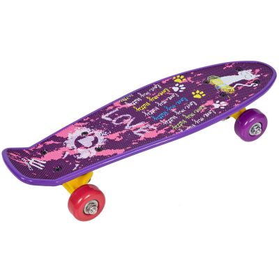 2. ENERO MINI LOVE KITTY PLASTIC SKATEBOARD