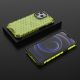 13. Honeycomb Case armor cover with TPU Bumper for iPhone 13 Pro green