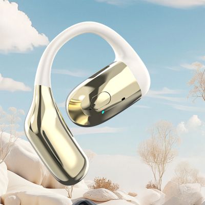 2. Dudao U4Pro Bluetooth universal over-ear headset for both ears - beige and gold