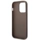 7. Guess GUHCP14LG4GLBR iPhone 14 Pro 6.1" brown/brown hard case 4G Stripe Collection