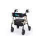 4. Marseille four-wheeled walker, gold color RF-617/ZŁ REHAFUND