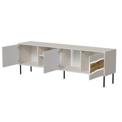 3. INSERTO 3D1W TV cabinet 190x40x61.5 cashmere + LED