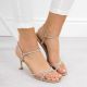 10. Sandals with zircons Potocki W LE20326 WOL282A