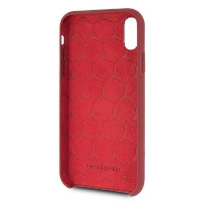 4. Mercedes Silicone Line iPhone Xr Case - Red