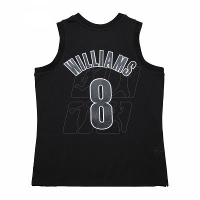 2. Mitchell &amp; Ness NBA Swingman Brooklyn Nets Deron Williams T-shirt M SMJY6513-BNE12DWMBLCK