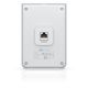 6. Access Point Wi-Fi 6 Ubiquiti UniFi U6 In-Wall 2.4GHz(2x2)/5GHz(4x4)/6GHz(–) PoE+/PoE 4x1G 1x2.5G