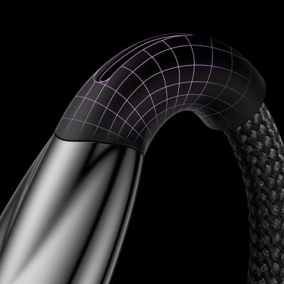 15. Baseus Glimmer Series Fast Charging Cable USB-A - USB-C 100W 480Mb/s 1m Black