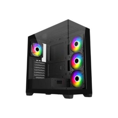 FSP Geh Midi M340 BA ATX/ M-ATX/M-ITX/ARGB oN case Black retail