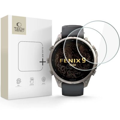 Tech-Protect Glass Fit+ Tempered Glass for Garmin Fenix ​​9 Pro 47mm