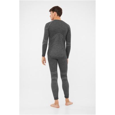 VIKING Lan Pro Longsleeve Merino Men's Underwear Gray XXL