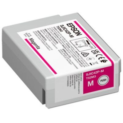 2. Epson SJIC42P-M ink cartridge 1 pc. Original Magenta