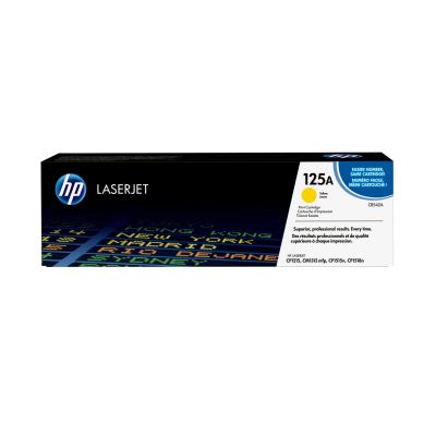 118. HP 125A original yellow LaserJet toner cartridge