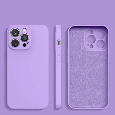 2. Silicone case iPhone 14 Plus silicone case purple