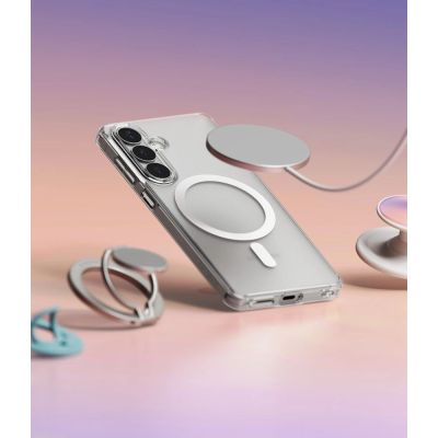 8. Ringke Fusion Magnetic MagSafe Case for Samsung Galaxy S26 - Transparent
