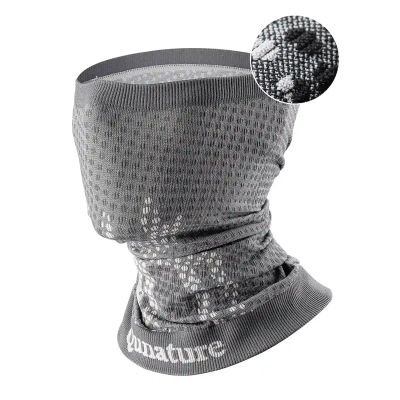 Qunature 11230014001 ski scarf, sports bandana, universal size - gray
