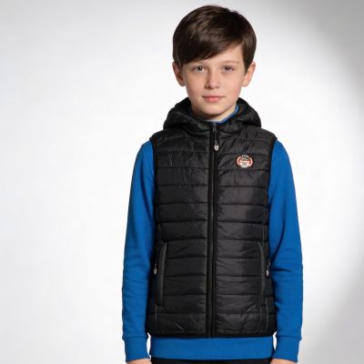 7. Geographical Norway Vatika Hood EO 233 Jr WW2008E/GNO-Black vest