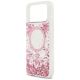 6. Guess Resin Bottom Glitter MagSafe Case for iPhone 17 Pro Max - Pink