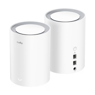 3. Access Point CUDY M1800 (2-Pack) AX1800 Dual Band Wi-Fi 2x Gigabit Mesh