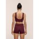 4. CASALL Sublime Fling Bralette Sports Bra, Burgundy