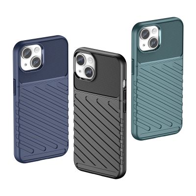 7. Armored iPhone 15 Plus Thunder Case - blue