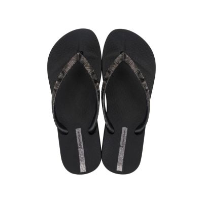 Ipanema Mesh IX comfortable women's flip-flops black