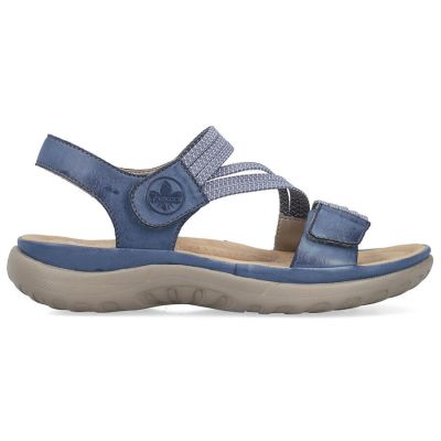 19. Comfortable Rieker W RKR587 blue sandals
