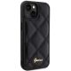 4. Guess Quilted Metal Logo case for iPhone 15 - black
