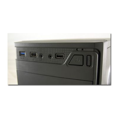 4. LC-POWER LC-7037B-ON case (ATX, Micro ATX, Mini ITX; black)