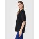 5. Women's oversize plain T-shirt 4F 4FRSS25TTSHF2694-20S