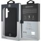 8. Mercedes Leather Textured & Plain MagSafe case for Samsung Galaxy S24+ - black