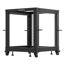 Lanberg OR01-6112-B rack 12U Free-standing stand Black