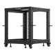 Lanberg OR01-6112-B rack 12U Free-standing stand Black