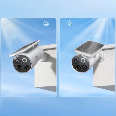 5. Baseus Security S1 Pro Dual 3K Outdoor Surveillance Kit (2 Cameras) – White