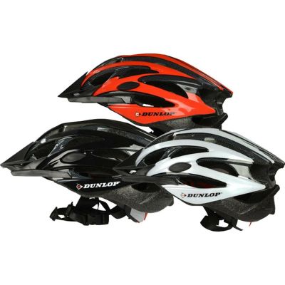 18. DUNLOP MTB RED ADJUSTABLE CYCLING HELMET R. L (58-61CM)